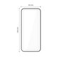 Verre trempé Quick Set+ 2-PACK pour iPhone 13 / 13 Pro / 14 / 16E / 17E, noire, Tech-Protect