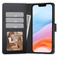 Coque Wallet pour Motorola Edge 60 / 60 Fusion, noire, Tech-Protect