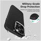 Coque Ion Carbon MagSafe pour Samsung S25 Ultra, noire/argentée, Tech-Protect