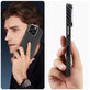 Coque Ion Carbon MagSafe pour Samsung S25 Ultra, noire/argentée, Tech-Protect