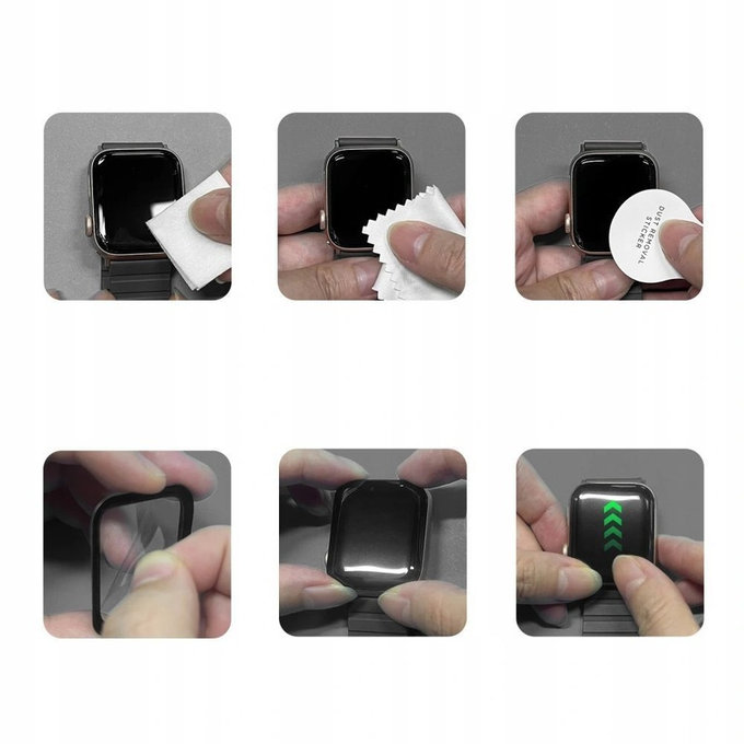 Verre hybride Glass Flex+ 2-PACK pour Garmin Venu 3, noire, Tech-Protect