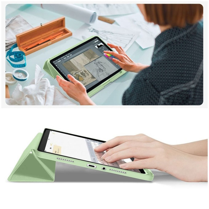 Coque Sc Pen pour Xiaomi Redmi Pad 2 11.0 Matcha Green, Tech-Protect