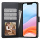 Coque Wallet pour Motorola Moto G56 5G, noire, Tech-Protect