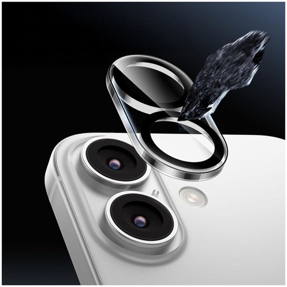 Protection caméra Cam Fit+ pour iPhone 17, transparente, Tech-Protect