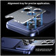 Protection caméra Camring Fit+ pour iPhone 14 Pro / Max / 15 Pro / Max / 16 Pro / Max / 17 Pro / Max, transparente, Tech-Protect