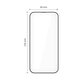 Verre trempé Quick Set+ 2-PACK pour iPhone 17, noire, Tech-Protect