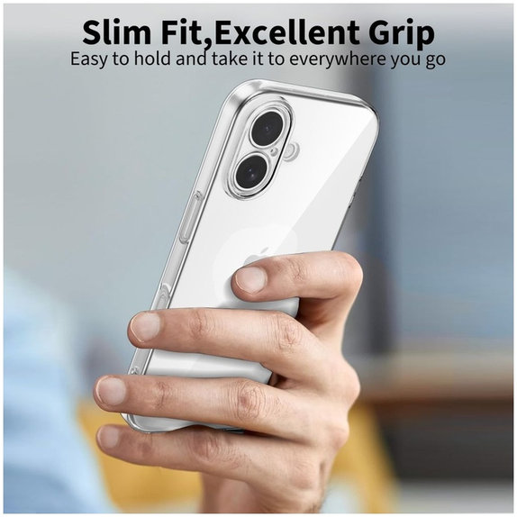 Coque de protection FlexAir pour iPhone 17, číre, Tech-Protect
