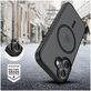 Coque MagMat MagSafe pour iPhone 17, Matte Black, Tech-Protect