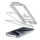 Verre trempé Quick Set+ 2-PACK pour iPhone 15 Pro, noire, Tech-Protect