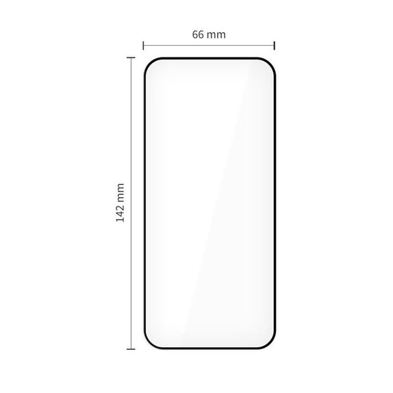 Verre trempé Quick Set+ 2-PACK pour iPhone 15 Pro, noire, Tech-Protect