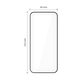 Verre trempé Quick Set+ 2-PACK pour iPhone 15 Pro, noire, Tech-Protect