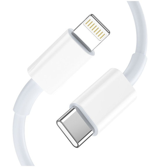 Chargeur secteur NCA20 2-PORT PD 20W / QC3.0 + Lightning Cable, blanche, Tech-Protect