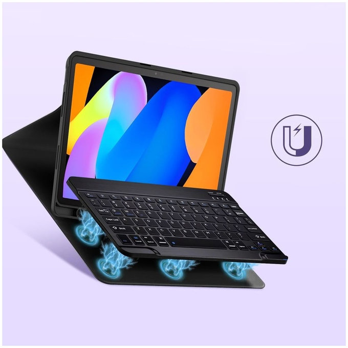 Coque Sc Pen + Keyboard pour Lenovo Idea Tab / K11 Gen 2 11.0 TB-336, noire, Tech-Protect
