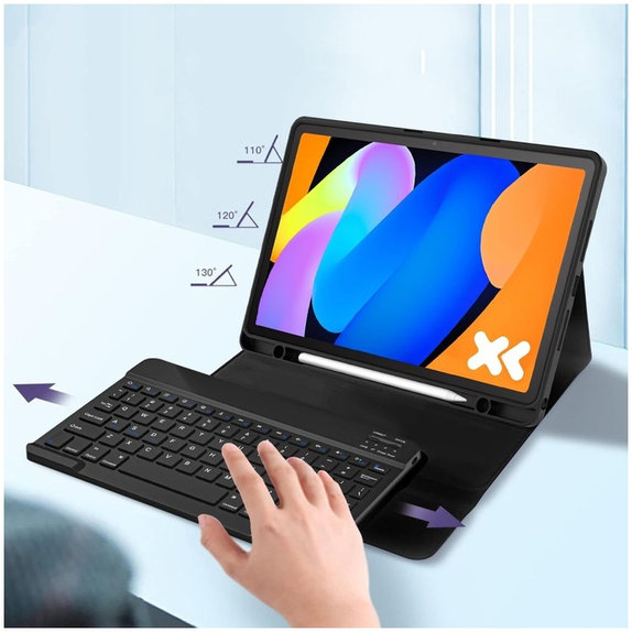 Coque Sc Pen + Keyboard pour Lenovo Idea Tab / K11 Gen 2 11.0 TB-336, noire, Tech-Protect