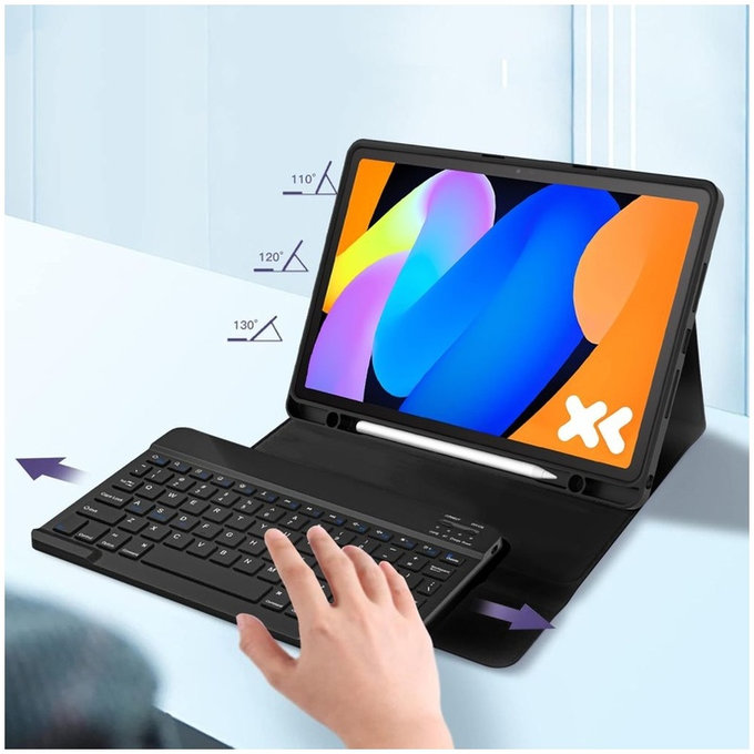 Coque Sc Pen + Keyboard pour Lenovo Idea Tab / K11 Gen 2 11.0 TB-336, noire, Tech-Protect