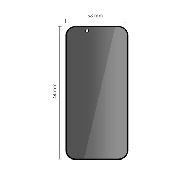 Verre trempé Privacy Quick Set Spy+ 2-PACK pour iPhone 13 / 13 Pro / 14 / 16E / 17E, privacy, Tech-Protect
