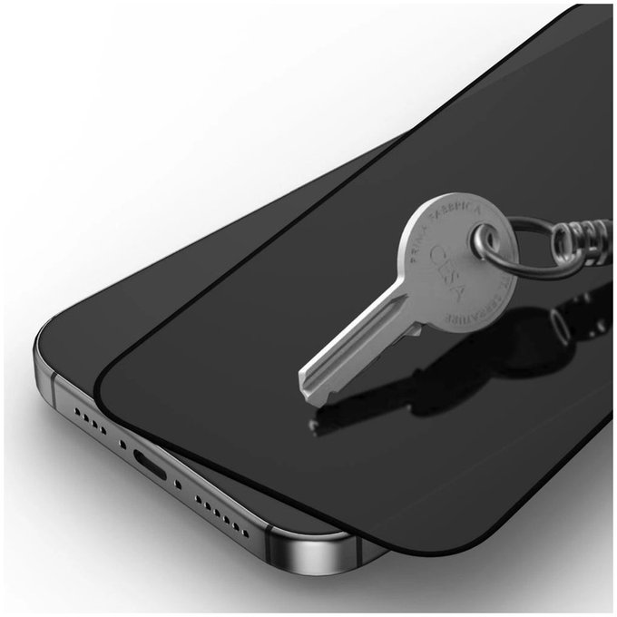 Verre trempé Privacy Quick Set Spy+ 2-PACK pour iPhone 13 / 13 Pro / 14 / 16E / 17E, privacy, Tech-Protect