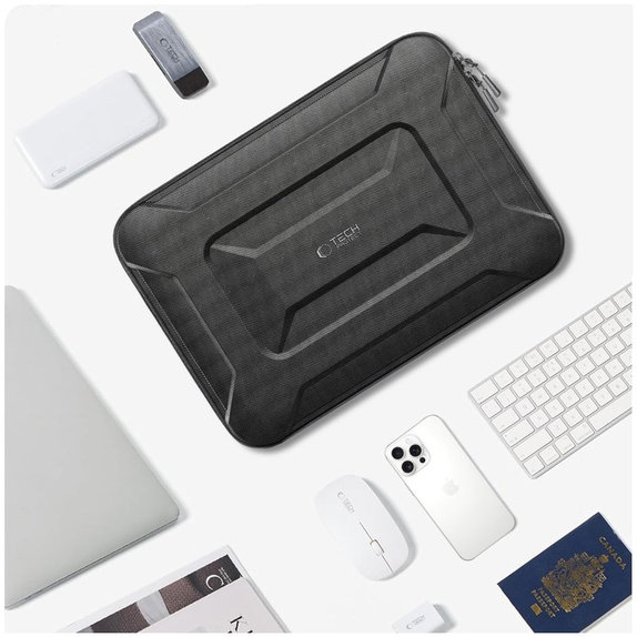 Housse pour ordinateur portable Ranger-X Tactical 13-14, noire, Tech-Protect