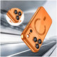 Coque MagFlex MagSafe pour iPhone 17 Pro Max, Shiny Cosmic Orange, Tech-Protect