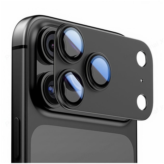 Protection caméra Camfull Fit+ pour iPhone 17 Pro Max, Deep Blue, Tech-Protect