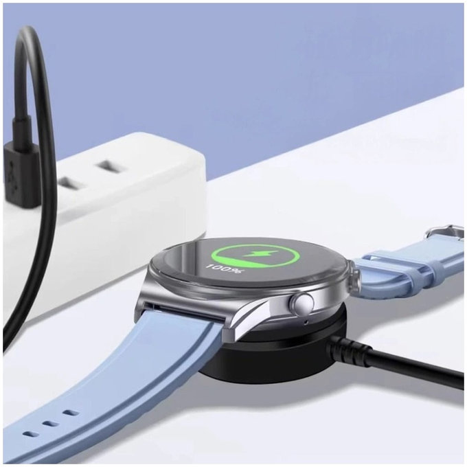 Câble MC03 Ultraboost Magnetic Charging USB Cable 100cm pour Samsung Watch, noire, Tech-Protect