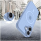 Coque MagMat MagSafe pour iPhone 17, Matte Mist Blue, Tech-Protect