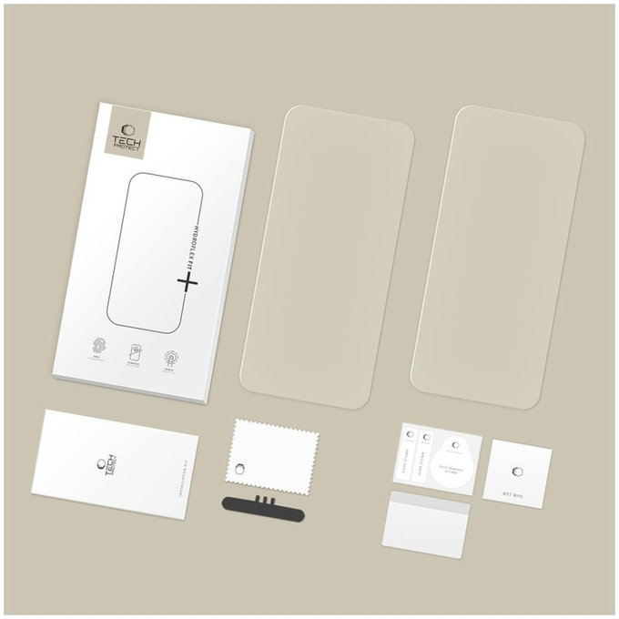 Film hydrogel Hydro Flex+ 2-PACK pour Motorola Edge 60 / 60 Pro / 60 Fusion, transparente, Tech-Protect