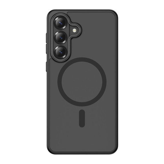 Coque Magcam MagSafe pour Samsung S26, Matte Black, Tech-Protect