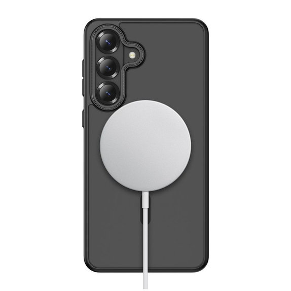 Coque Magcam MagSafe pour Samsung S26, Matte Black, Tech-Protect