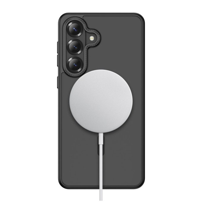 Coque Magcam MagSafe pour Samsung S26, Matte Black, Tech-Protect