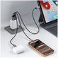 Chargeur secteur NCA65W-GAN 3-PORT PD 65W / QC3.0, blanche, Tech-Protect