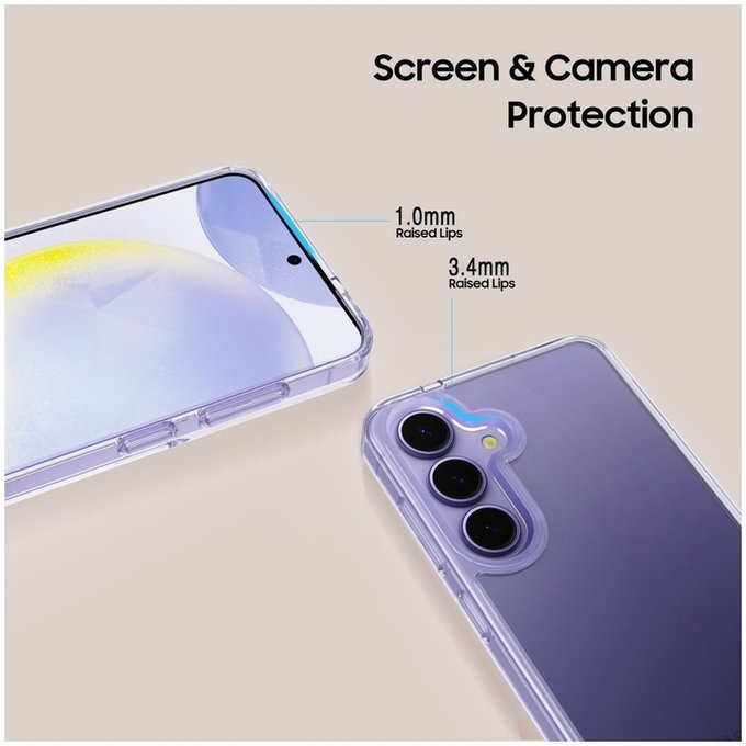 Coque FlexAir Hybrid pour Samsung A57 5G, transparente, Tech-Protect