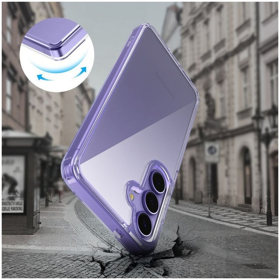 Coque FlexAir Hybrid pour Samsung A57 5G, transparente, Tech-Protect