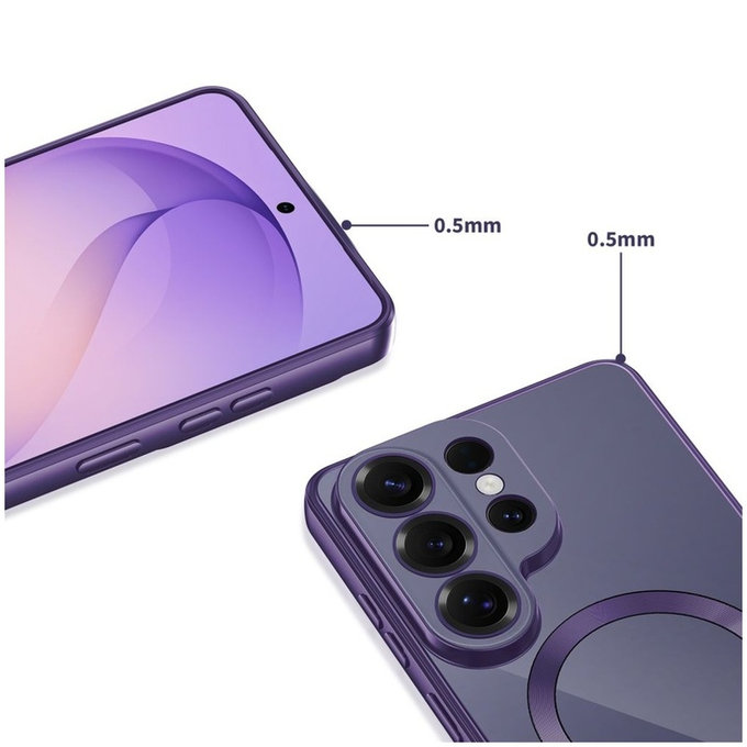 Coque MagFlex MagSafe pour Samsung S26 Ultra, Cobalt Violet, Tech-Protect