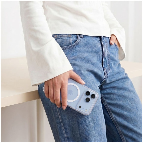 Coque de protection FlexAir Hybrid MagSafe pour iPhone 17 Pro / 18 Pro, číre, Tech-Protect