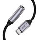 Adaptateur Ultraboost USB-C To Mini Jack 3.5MM DAC, Iron Grey, Tech-Protect