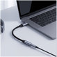 Adaptateur Ultraboost USB-C To Mini Jack 3.5MM DAC, Iron Grey, Tech-Protect