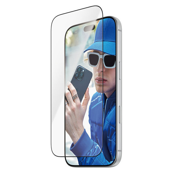 Verre trempé UWF avec applicateur pour iPhone 18 Pro/17 Pro, Noir, PanzerGlass