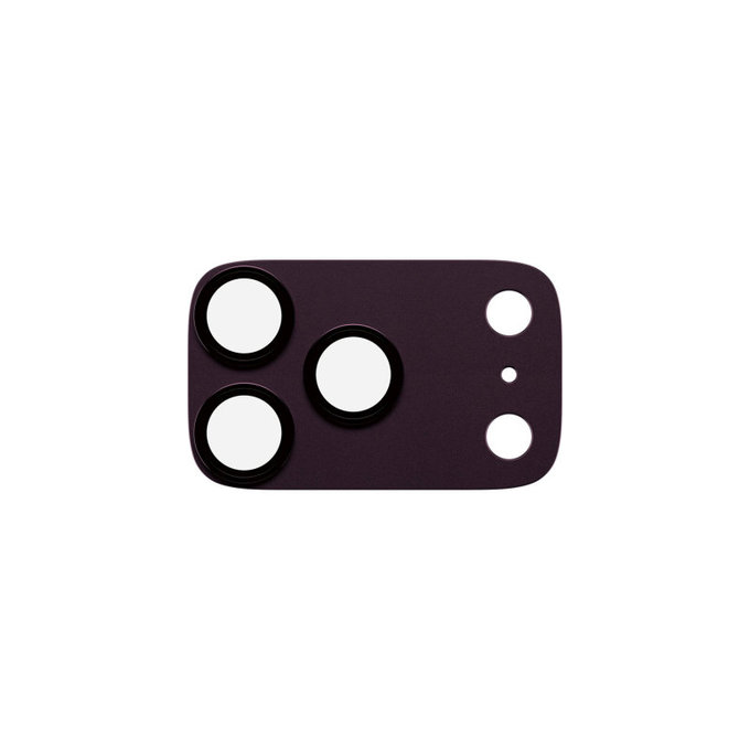 Protection d'objectif Fender pour iPhone 18 Pro, Dark Cherry, PanzerGlass