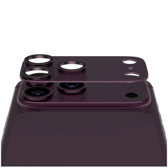 Protection d'objectif Fender pour iPhone 18 Pro Max, Dark Cherry, PanzerGlass