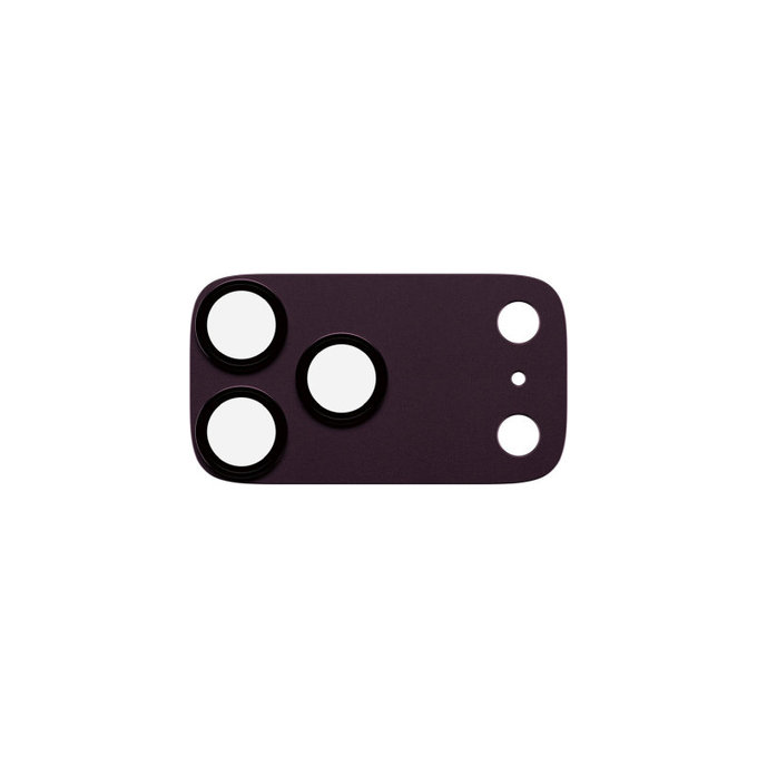 Protection d'objectif Fender pour iPhone 18 Pro Max, Dark Cherry, PanzerGlass