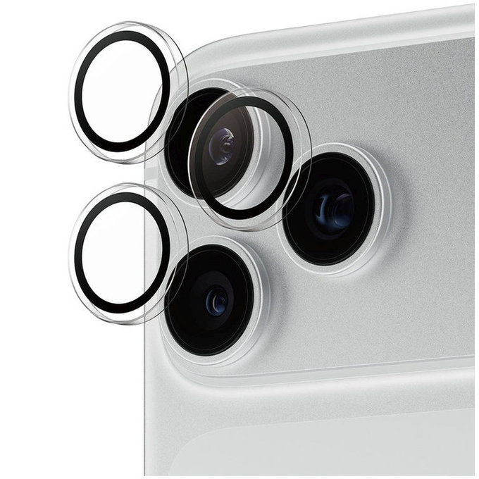 Protection d’objectif photo Hoops pour iPhone 18 Pro/18 Pro Max, Transparent, PanzerGlass