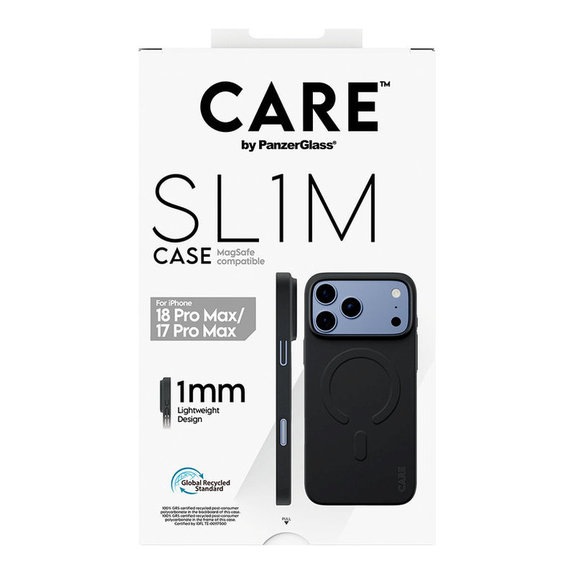Étui SL1M avec MagSAFE pour iPhone 18 Pro Max/17 Pro Max/16e, Noir, PanzerGlass