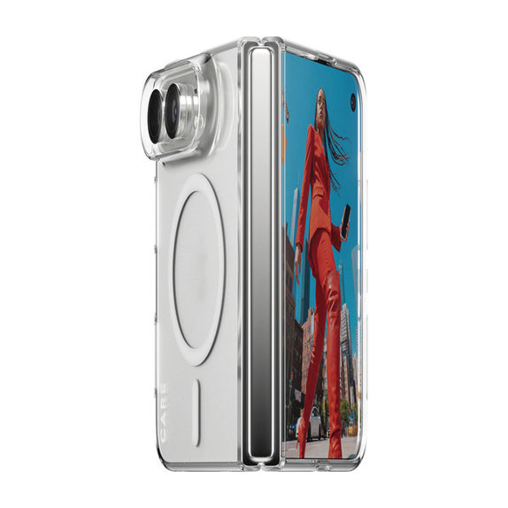 Coque SL1M avec MagSafe pour iPhone Duo, Transparente, PanzerGlass