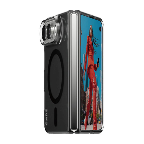 Coque SL1M Smokey avec MagSafe noir pour iPhone Duo, PanzerGlass