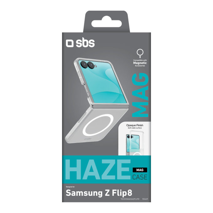 Étui Haze Mag pour Samsung Galaxy Z Flip8, Transparent, SBS