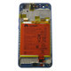 Huawei P10 Lite (WAS-LX1, Varsovie-L21) - Écran LCD + Écran tactile + Cadre + Batterie (Bleu saphir) - 02351FSL Genuine Service Pack