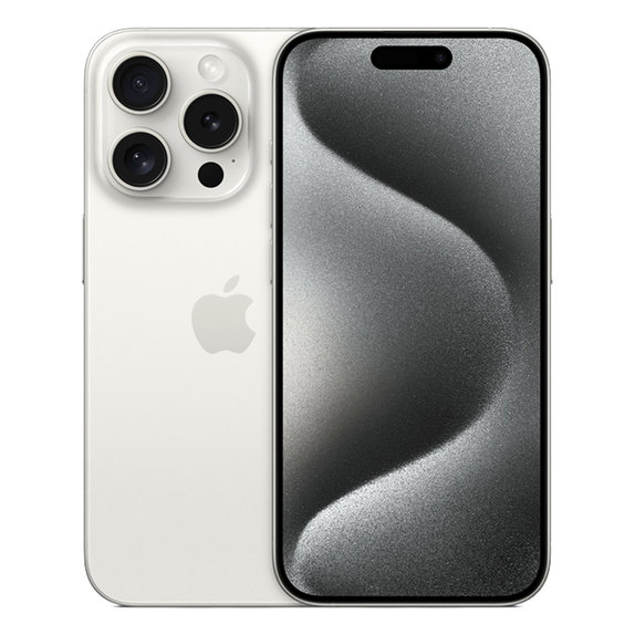 Apple iPhone 15 Pro White Titanium 128GB A+ Reconditionné