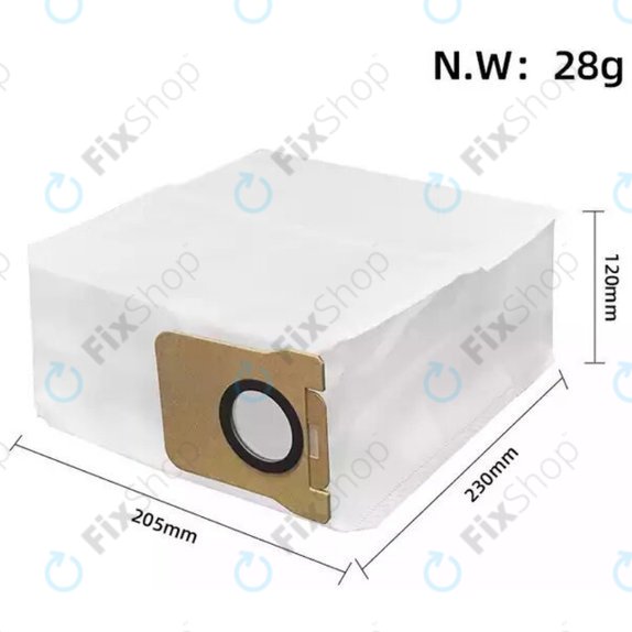 Sac à poussière, 3 pièces pour Xiaomi Robot Vacuum 5, Vacuum 5 Pro, H40