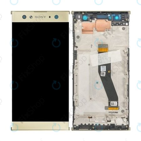 Sony Xperia XA2 Ultra Dual - Écran LCD + Écran tactile + Cadre (Or) - 78PC2300040 Genuine Service Pack